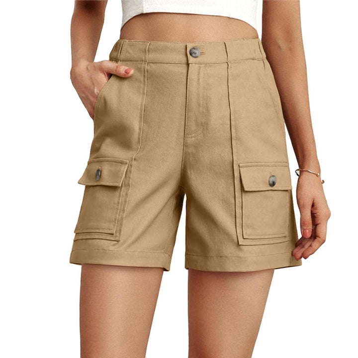 Dame Cargo-shorts med praktiske sidelommer og moderne snit Stilla