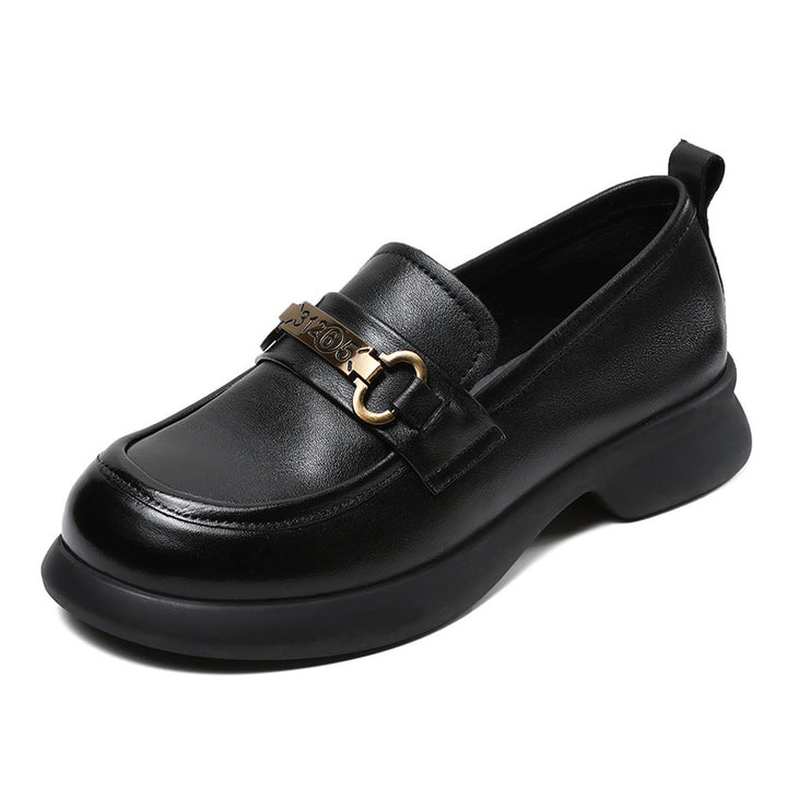 Dame Stilfulde blokhæl slip-ons med dekorativ kædedetalje Stilla