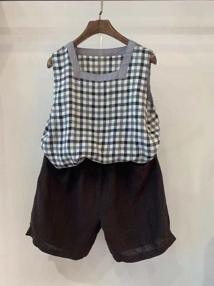 Femme Chic Gingham To-delt Outfit Stilla