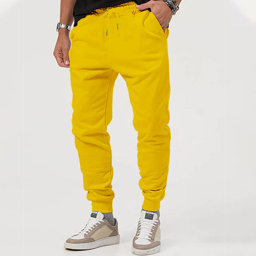 Herrer komfortable joggingbukser med funktionelt design og elastisk talje Stilla