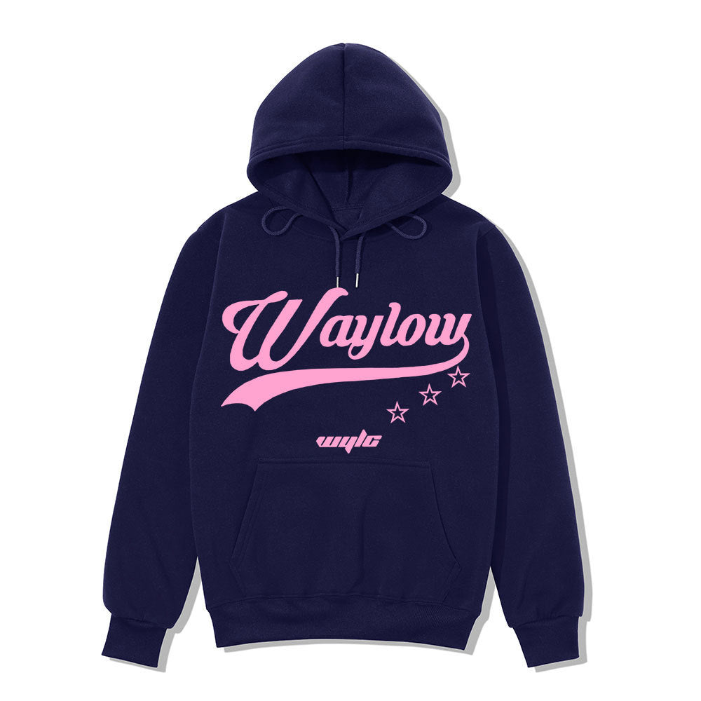Dame hoodie sweatshirt med iøjnefaldende retro print og komfortabel pasform Skovae