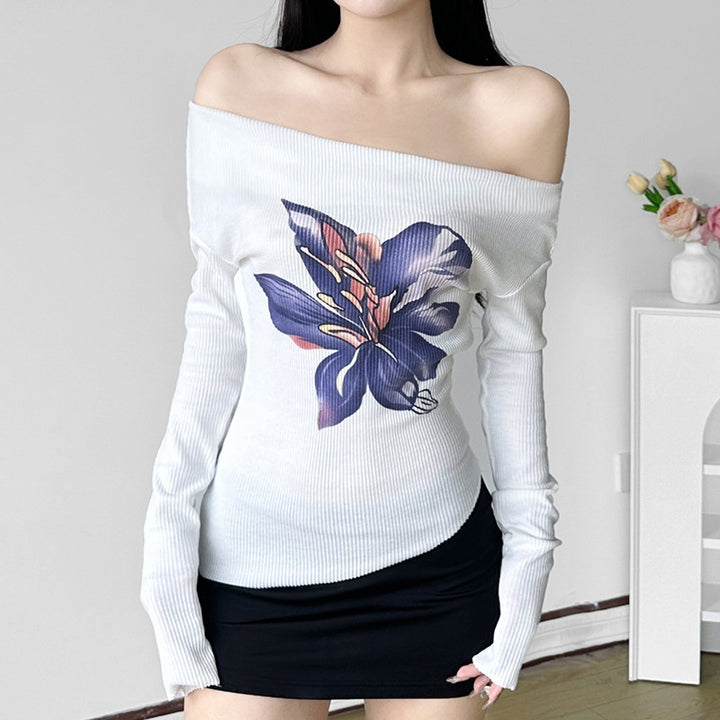 Dame Maxi-Nederdel med floralt design Skovae