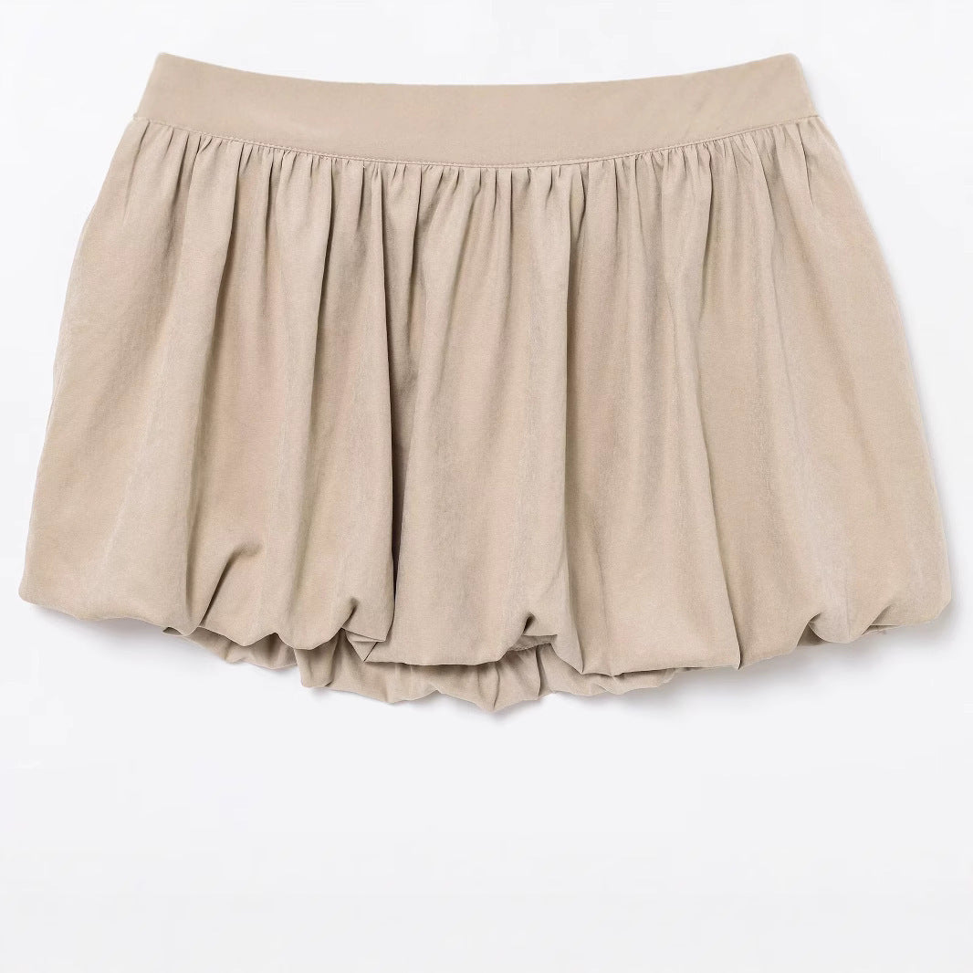 Femme Høj Talje Balloon Mini Skirt Stilla