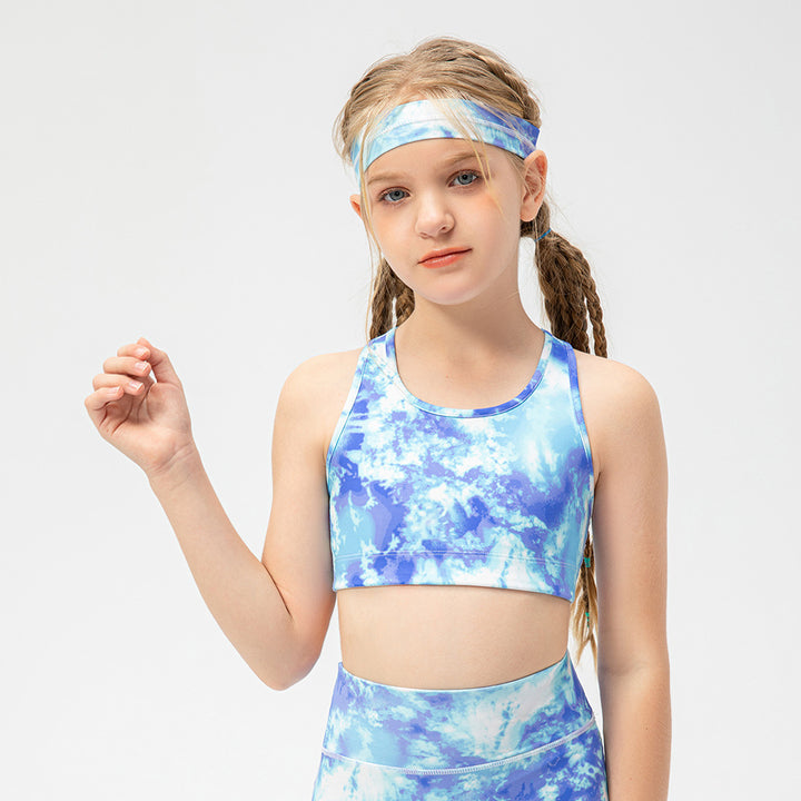 Pige sport-bustier med funktionelt design og åndbare egenskaber Stilla