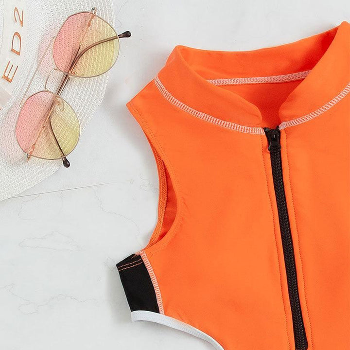Dame Sporty One-Piece Badedragt med moderne Cut-Outs og kropsnær design Stilla