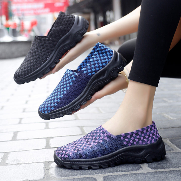 Dame Åndbare Slip-On Sko med Fleksibel Mesh-Overdel Stilla