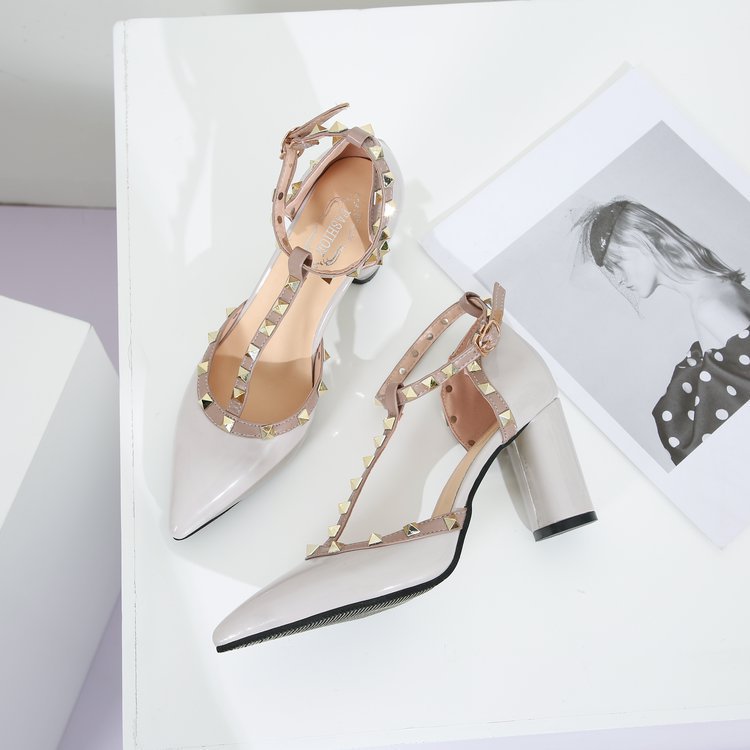 Dame Kvalitets Pumps med fashionable udsmykninger Stilla