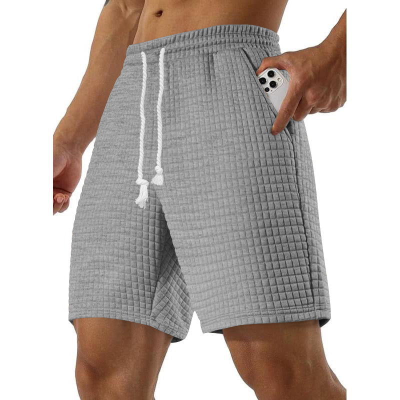 Herrer Komfortable fritids-shorts med praktiske lommer og elastisk talje Stilla