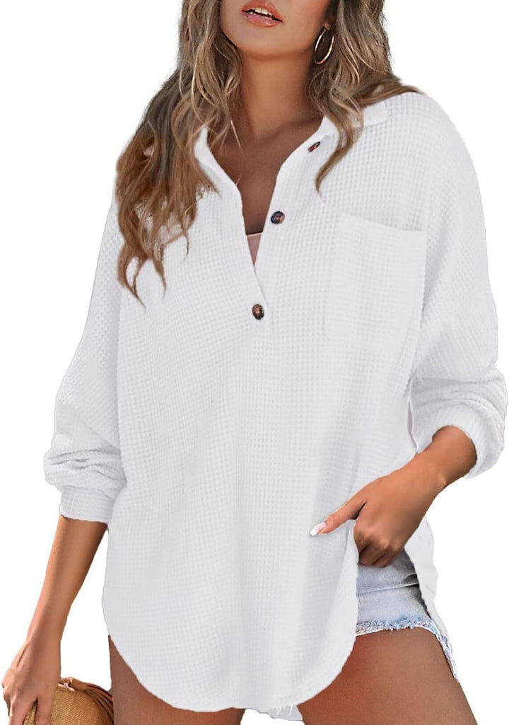 Dame afslappet oversized skjorte Stilla