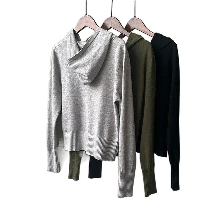Femme Soft Knit Zip-Up Hoodie Stilla