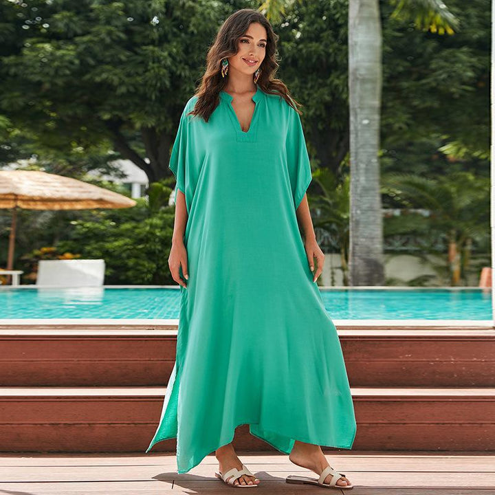 Dame Maxi-kjole med sideslits og elegant silhuet Stilla