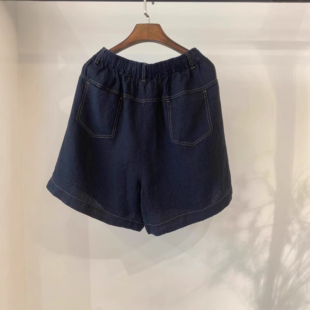 Femme Letvægts Casual Snøre Shorts Stilla