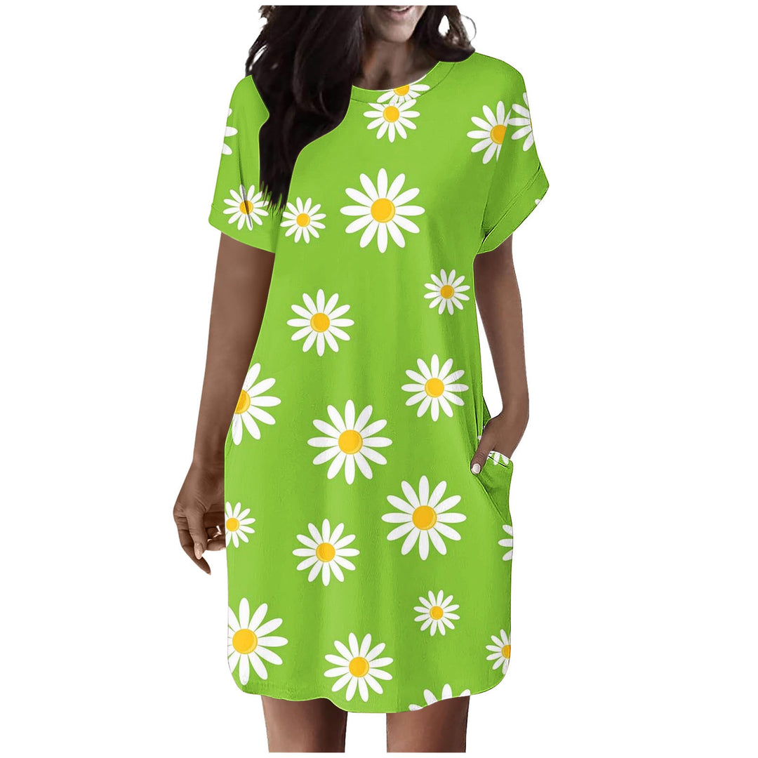 Dame Fritid Blomst Print Shift Kjole Stilla