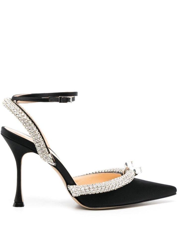 Femme Elegante Krystal-beriget Højhælede Slingback Pumps Stilla