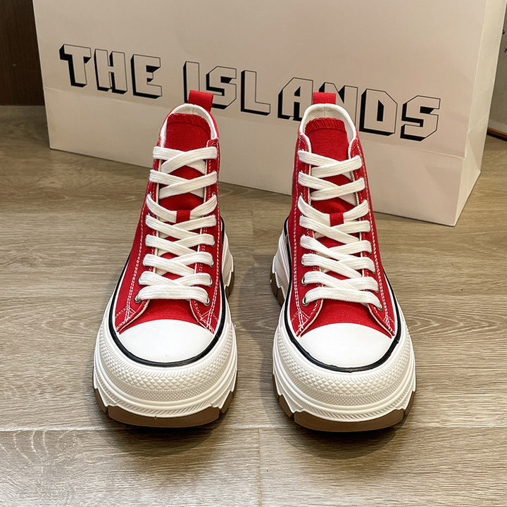 Dame Chunky High-Top Sneakers med skridsikker sål og moderigtig profilering Stilla