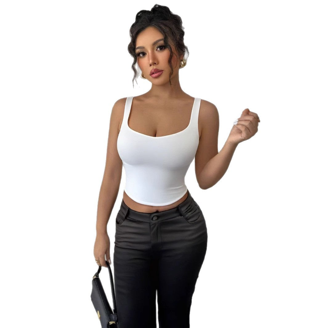 Dame Crop-Top med moderne pasform og komfort Skovae