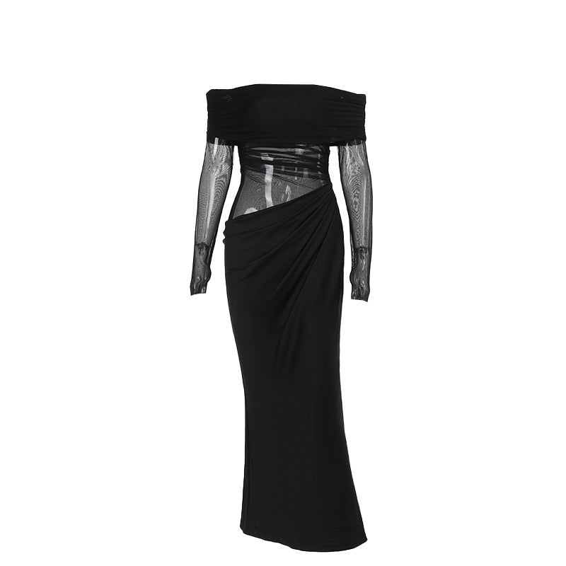 Damer Off-Shoulder Vikkjole med Ruffles-detaljer Skovae