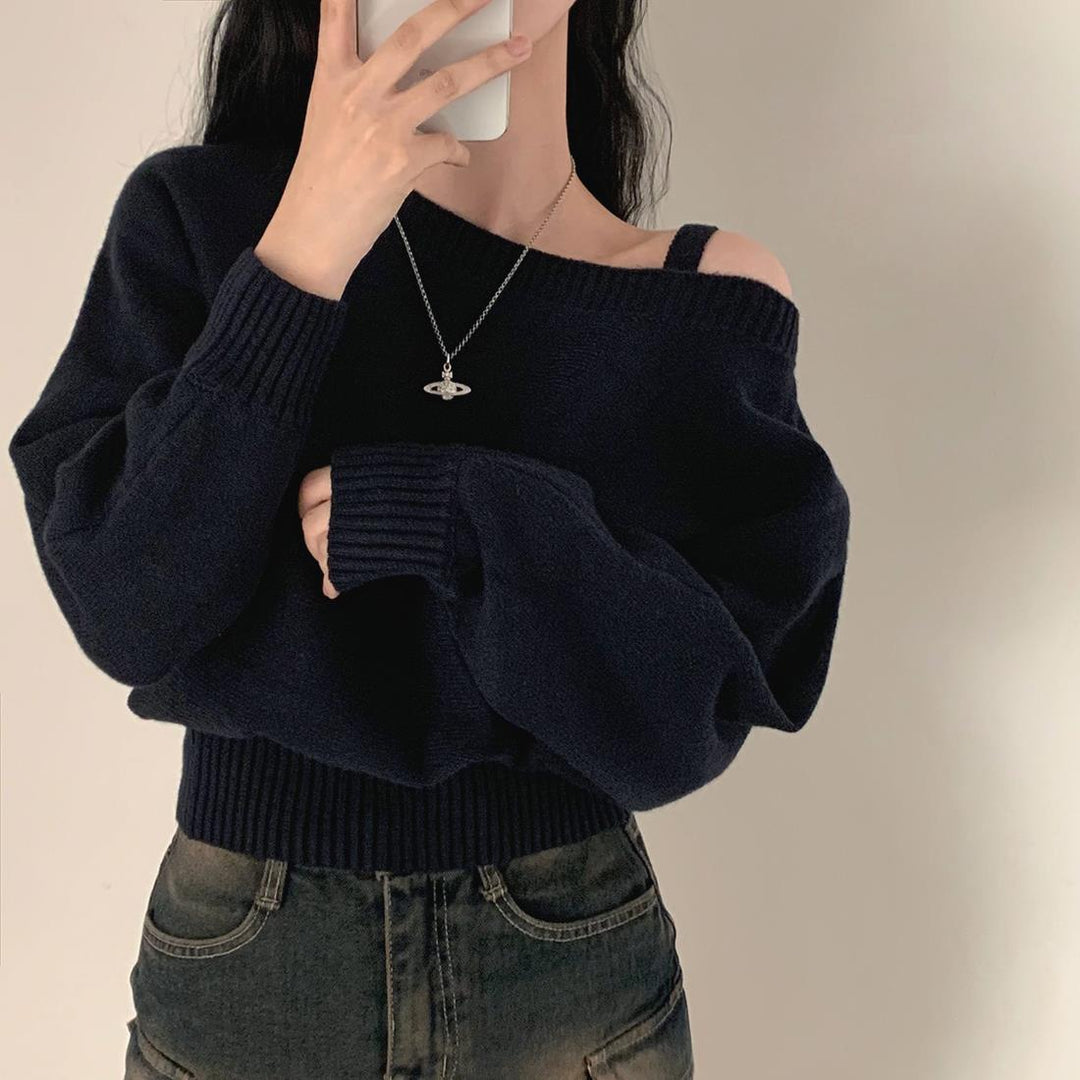Dame Oversized Strik Sweater Stilla