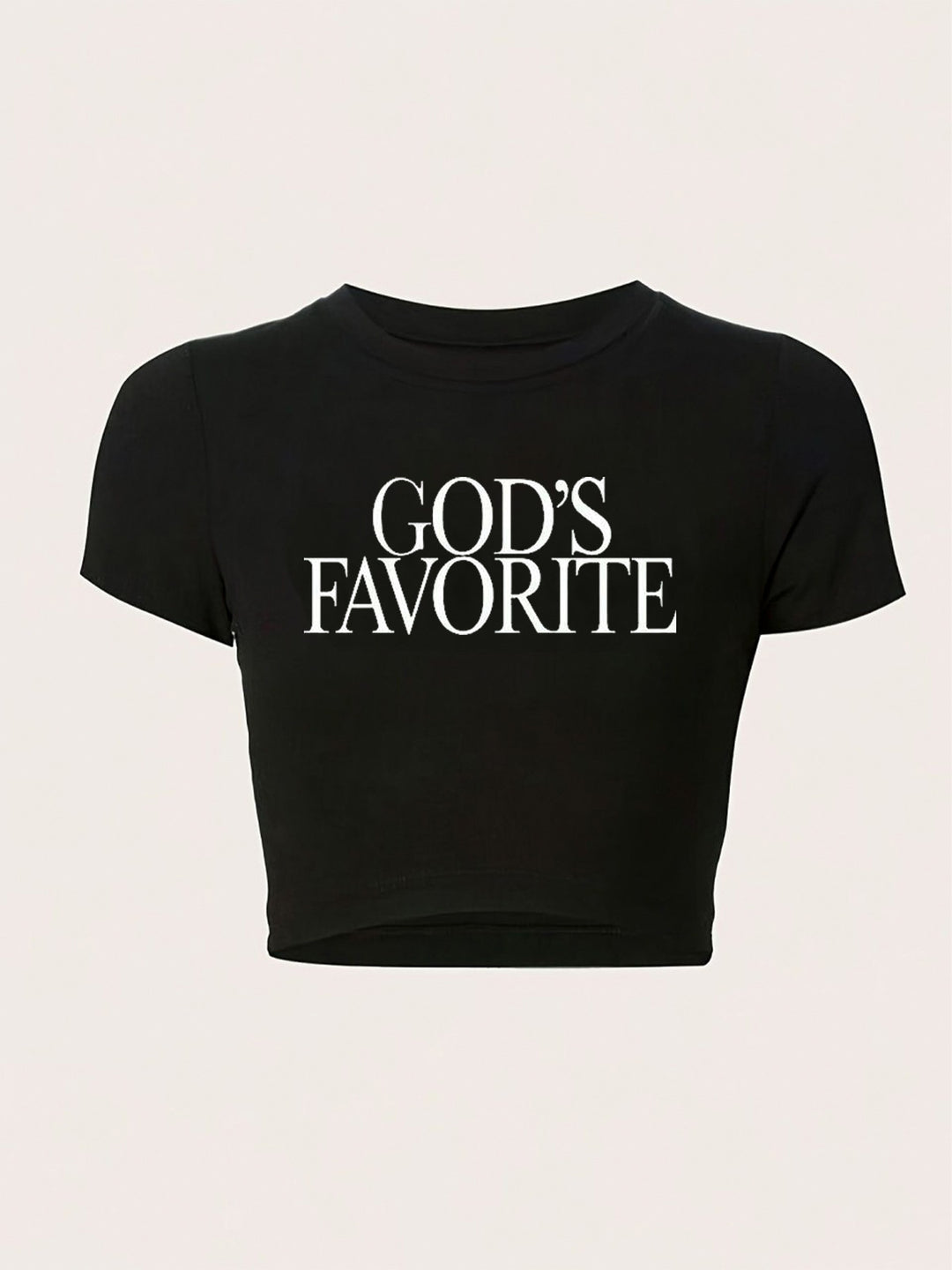 Dame figursyet kortærmet T-shirt med legesygt tryk Skovae