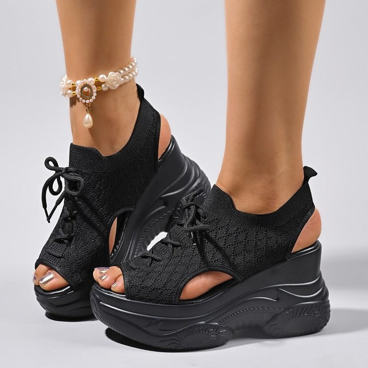 Dame High-Performance Sneakers med elastisk overdel og støddæmpende sål Stilla