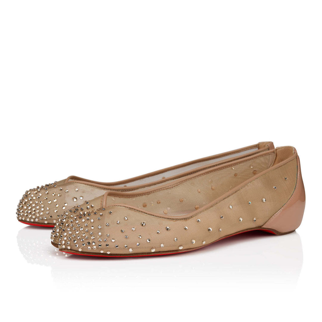 Femme Elegante Strass-prydede Ballerinas Stilla
