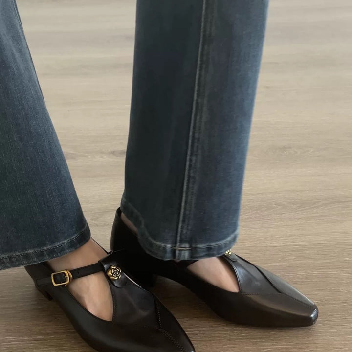 Dame elegante Slingback-pumps med fashionable cut-outs og ekstra komfort Stilla