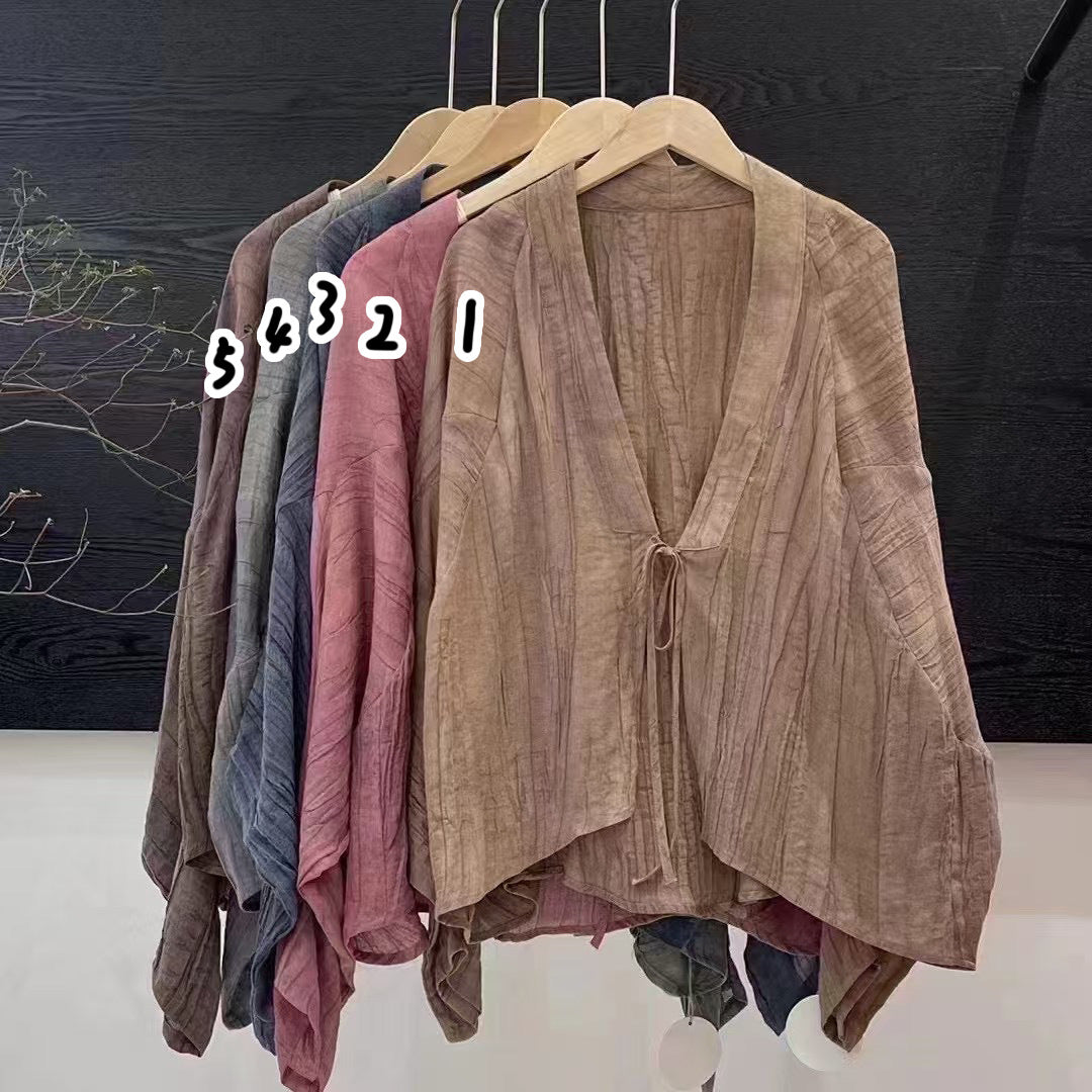 Dame Let Lagdelt Kimono Cardigan Stilla