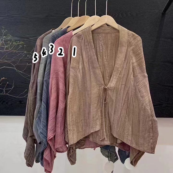 Dame Let Lagdelt Kimono Cardigan Stilla