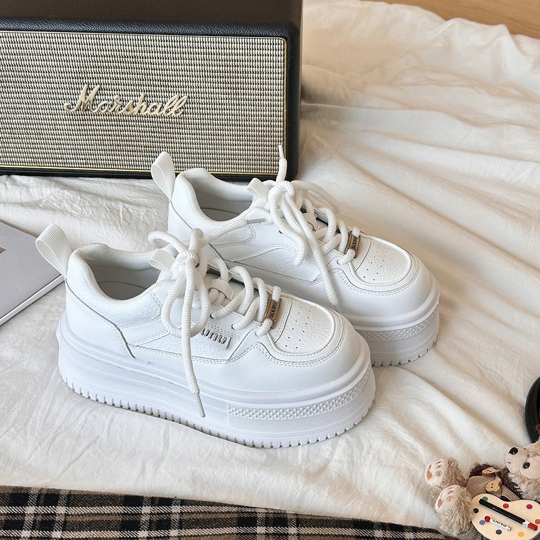 Femme Chunky Platform Snørebånd Sneakers Stilla