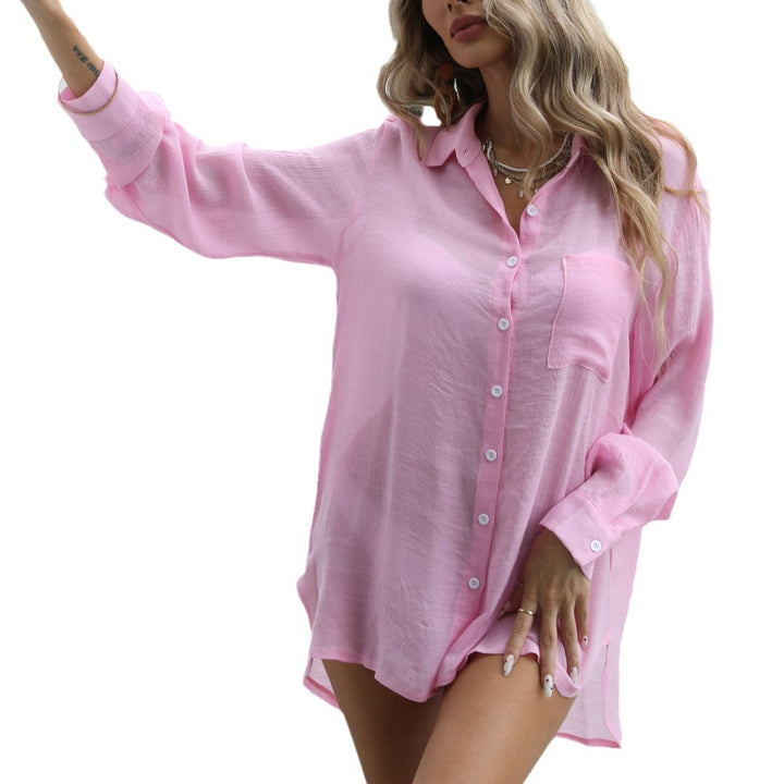 Dame Let Strandshirt Stilla