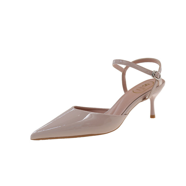 Dame elegante spidse Slingback-pumps med flot rem Stilla