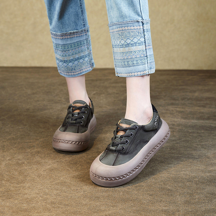 Herrer Casual Luxe Platform Sneakers Stilla