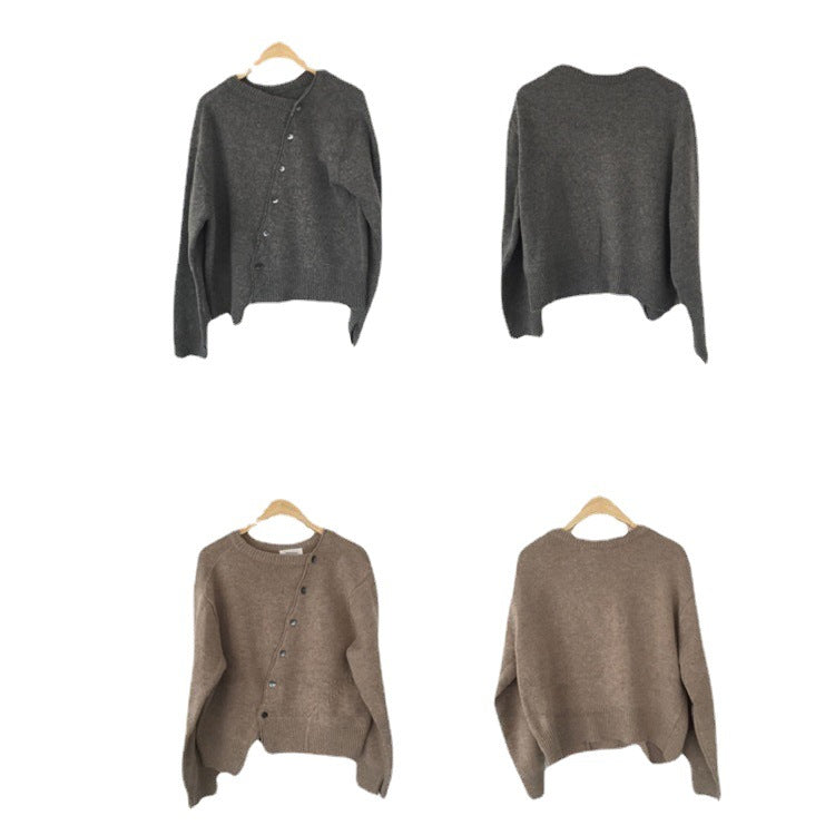 Femme Button-Up Strikcardigan Stilla