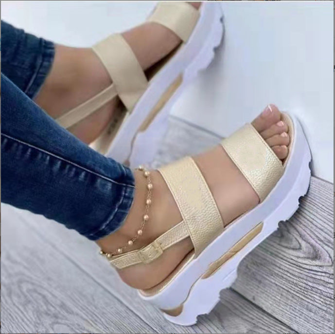Dame Komfortable Sandaler med polstrede remme og skridsikre såler Stilla