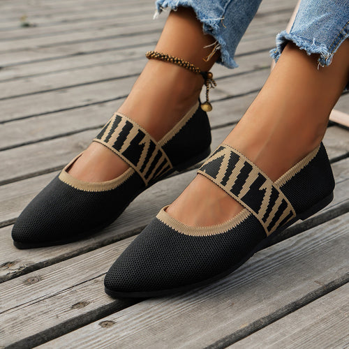 Damer Ballerinas med elastisk rem Stilla