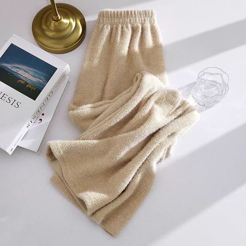 Dame Bløde Fleece Bukser med Elastisk Talje Skovae