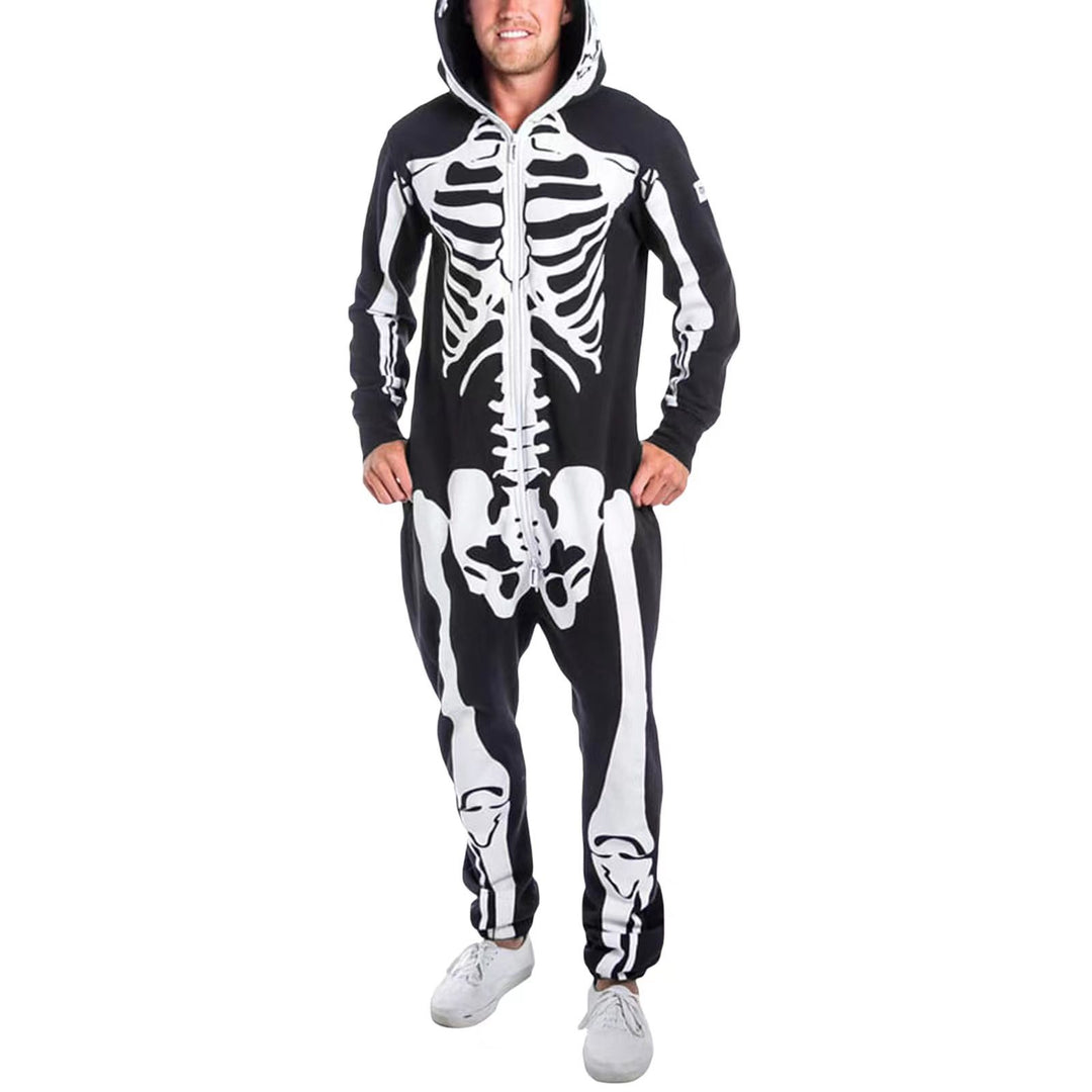 Herrer Skelettryk Hætteklædning Stilla