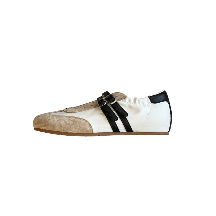 Femme Elegante Krydsrem Ballerinas Stilla