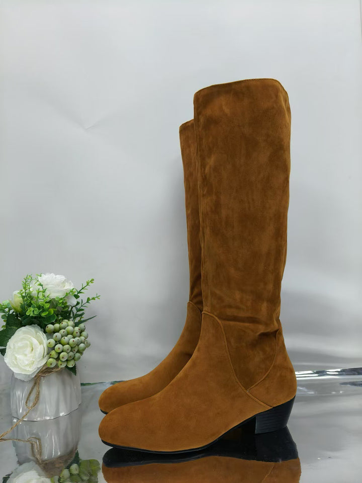 Femme Slouchy Høj-Over-Knæ Støvler Stilla