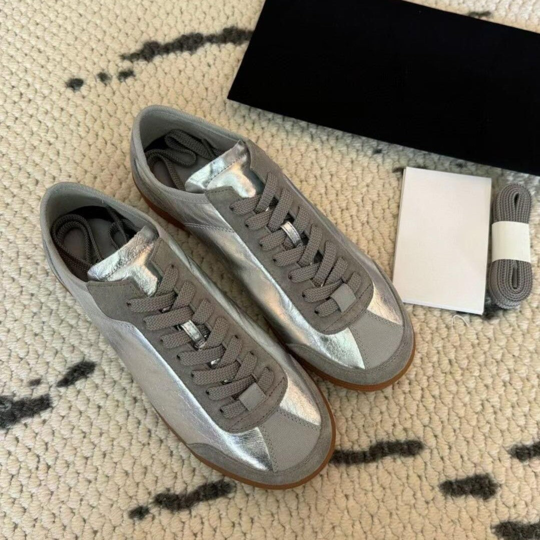 Dame Retro-inspirerede Metallic Sneaker Stilla