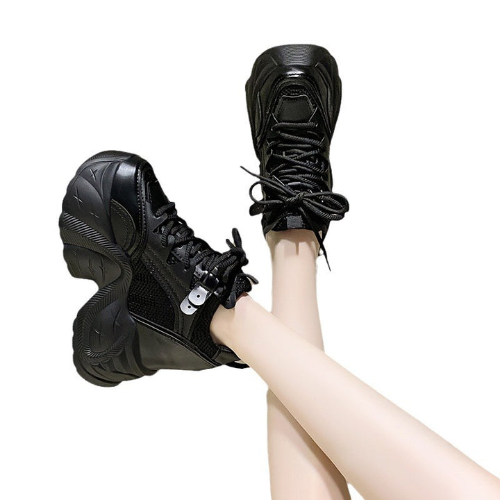 Dame Chunky Sneakers med fremragende hældning og åndbart mesh-overmateriale Stilla