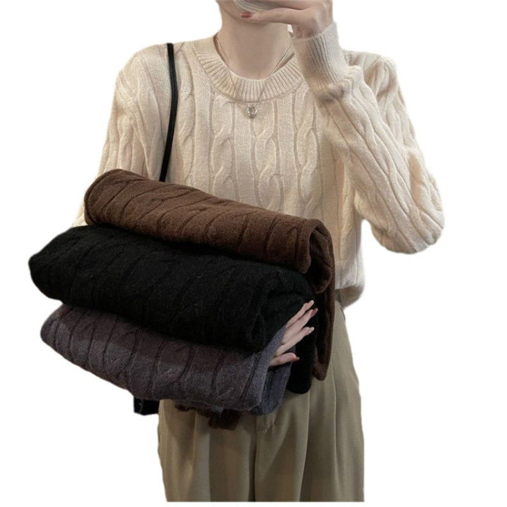 Femme Kabelstrik-Cardigan Sweater Stilla