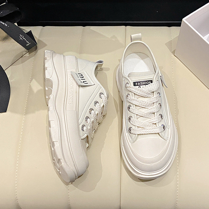 Dame Chunky Sneakers med sporty gummisåle og åndbar overfladestruktur Stilla