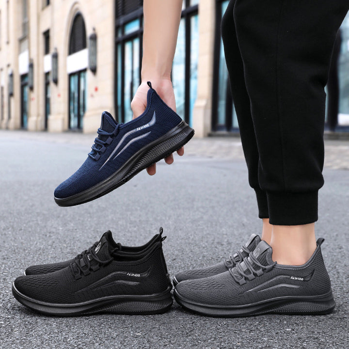 Femme Letvægt Løb-Sneakers med åndbart Strikk-Overmateriale Stilla