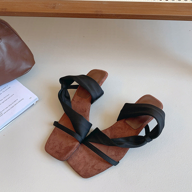 Dame stilfulde komfort-slide-sandaler Stilla
