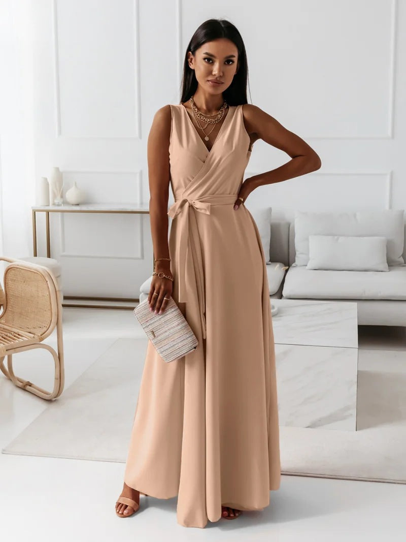 Dame Elegant Lynge-Maxi-Kjole Stilla