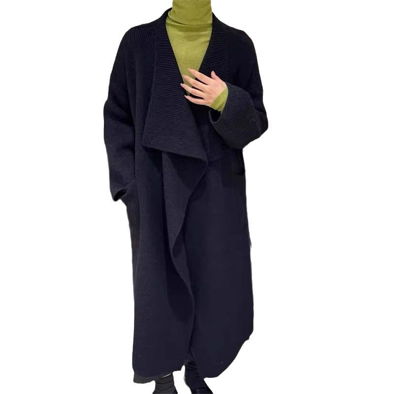 Femme Longline Strik Duster Cardigan Stilla