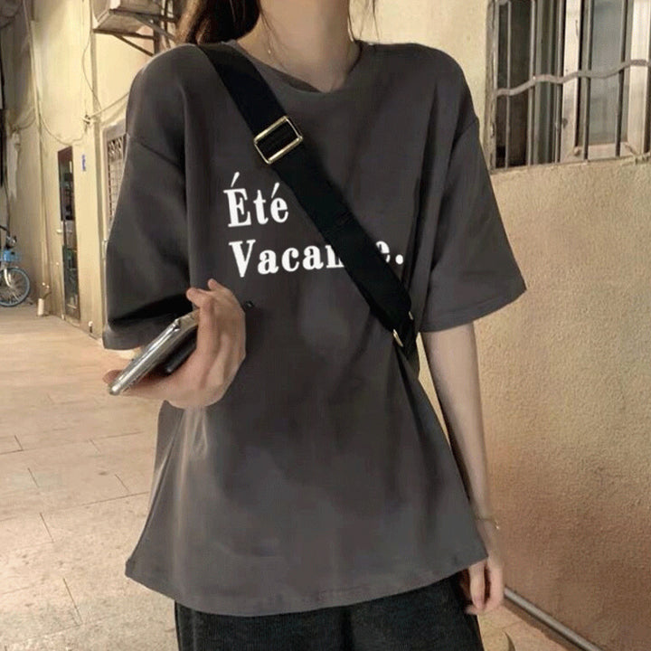 Femme Relaxed Fit Sommer Grafik T-Shirt Stilla