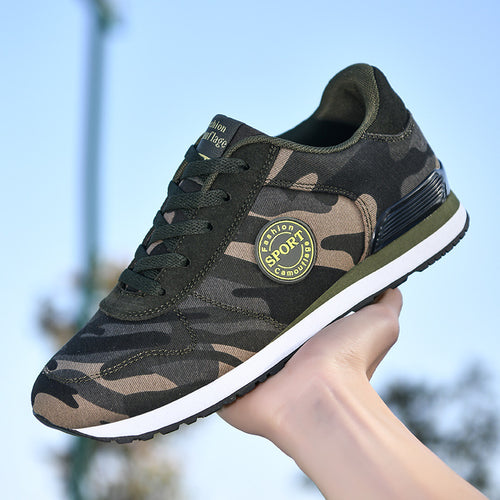 Herre Camouflage Sport Sneakers Stilla