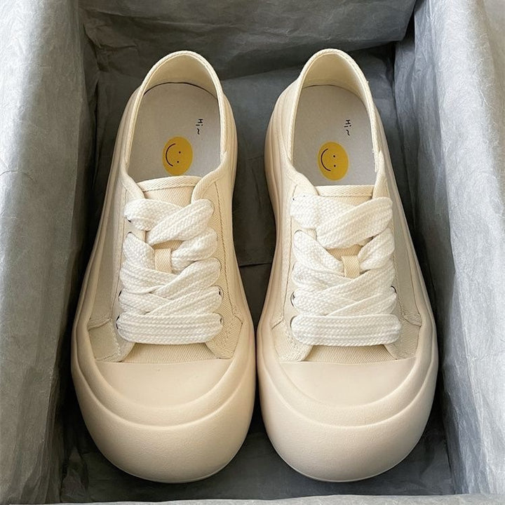 Dame platform sneakers med elastisk snøring og trendy design Stilla